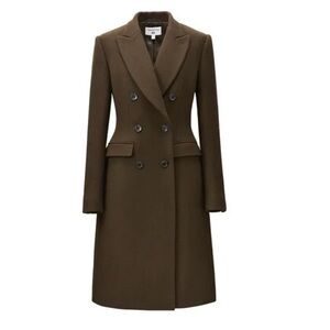 Carine Roitfeld x Uniqlo wool coat jacket, super elegant in like new condition